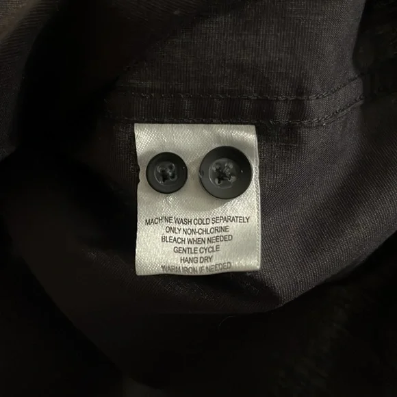 Untuckit black men’s Button Down Shirt size L - Picture 5 of 6